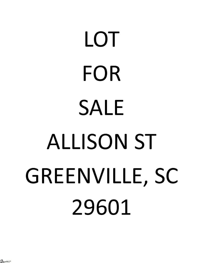 Allison Street Lot 1