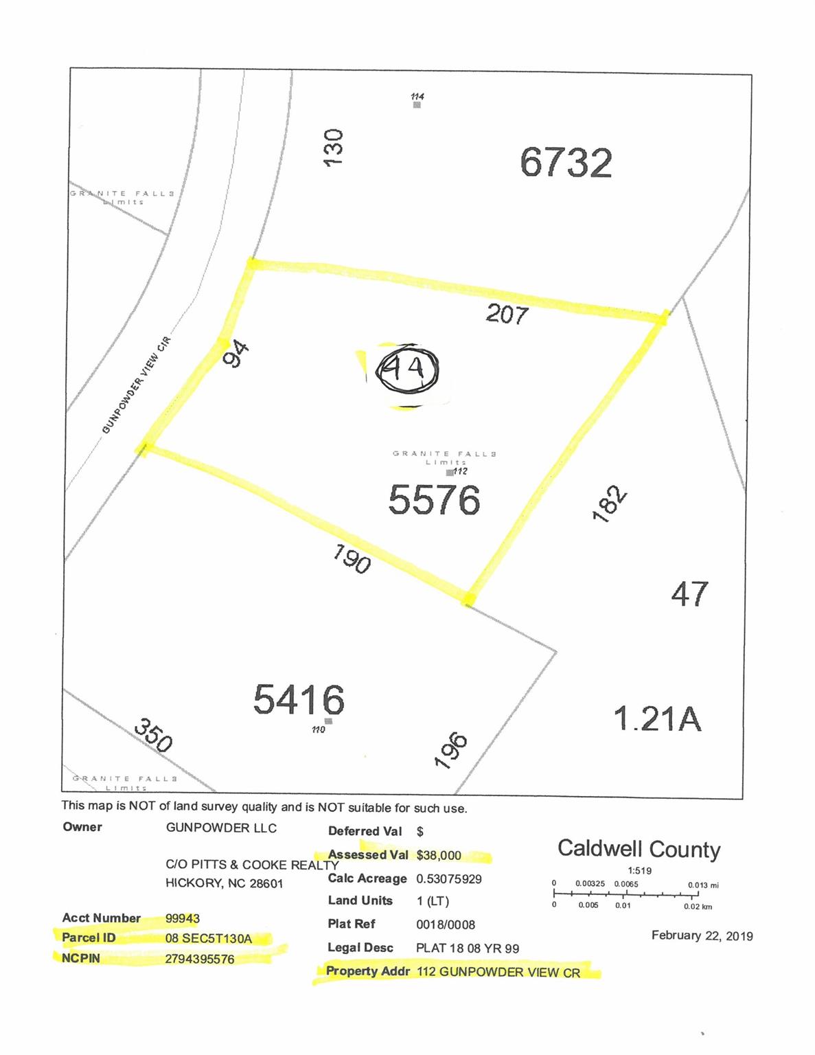 Property image 1 at 112 Gunpowder View Circle, Granite Falls, NC 28630