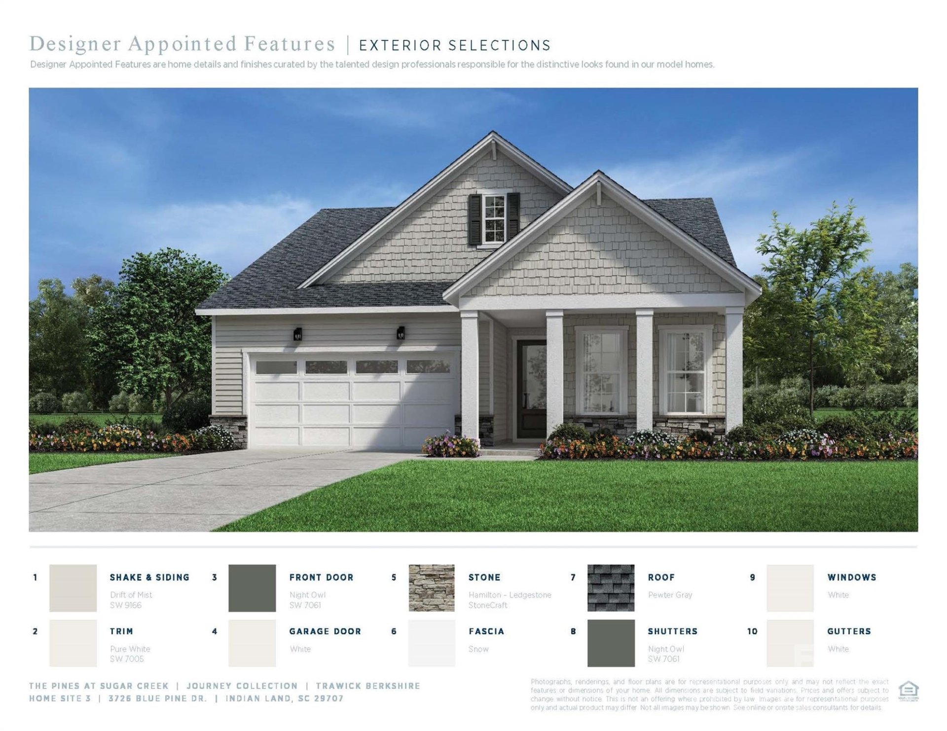 Property image 2 at 3726 Blue Pine Drive, Indian Land, SC 29707