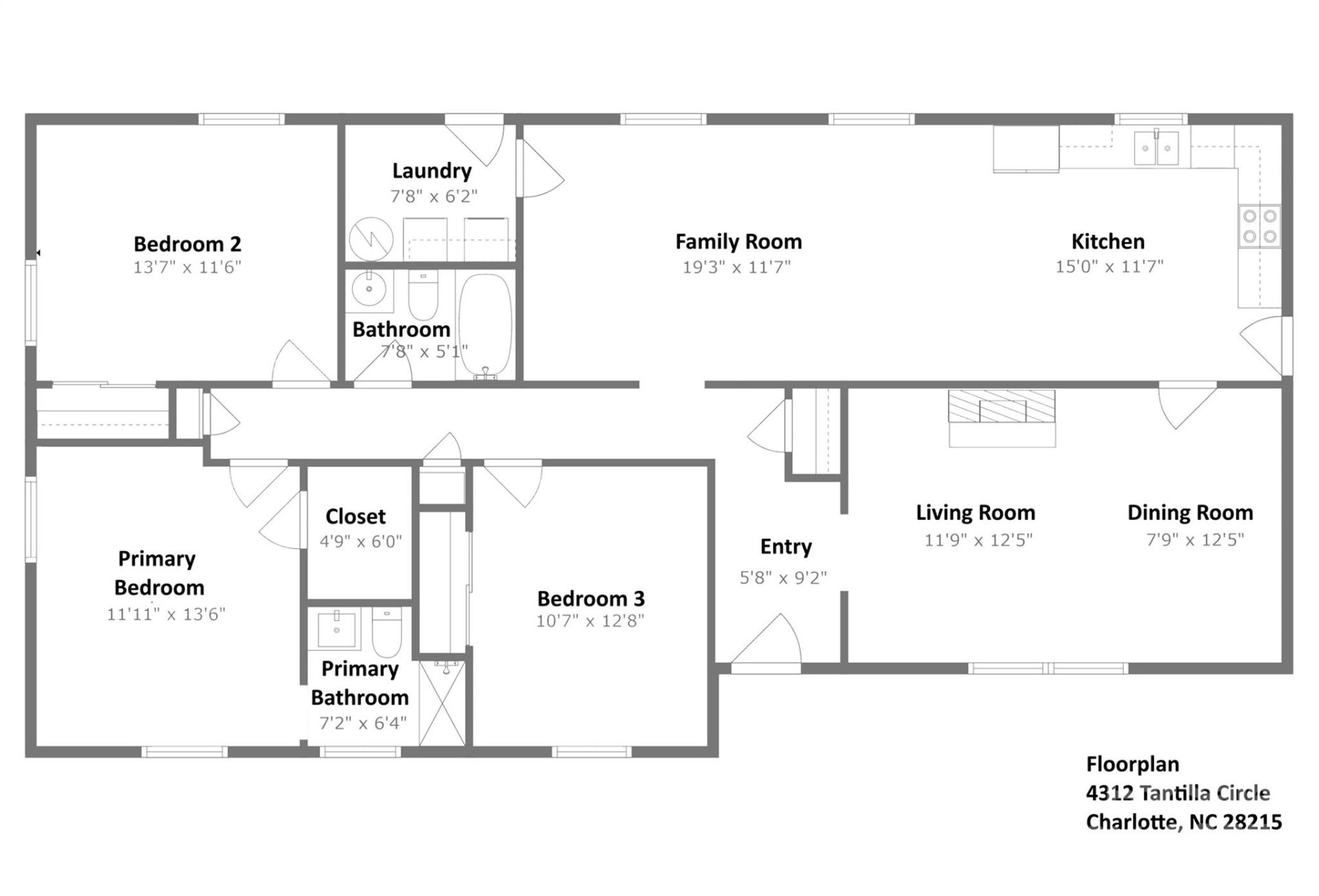 Property image 2 at 4312 Tantilla Circle, Charlotte, NC 28215
