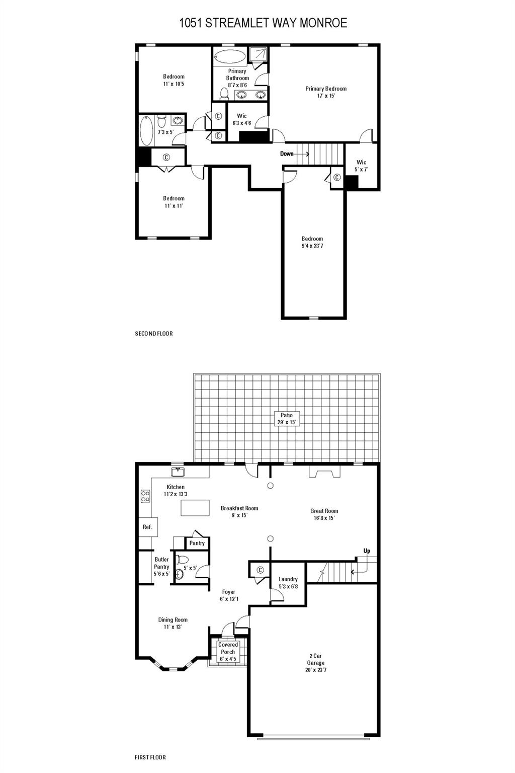 Property image 3 at 1051 Streamlet Way, Monroe, NC 28110