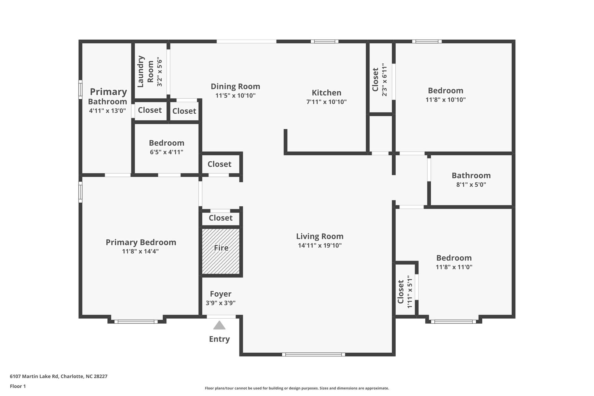 Property image 2 at 6107 Martin Lake Road, Charlotte, NC 28227