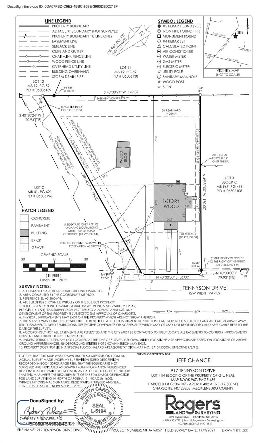 Property image 3 at 917 Tennyson Drive, Charlotte, NC 28208