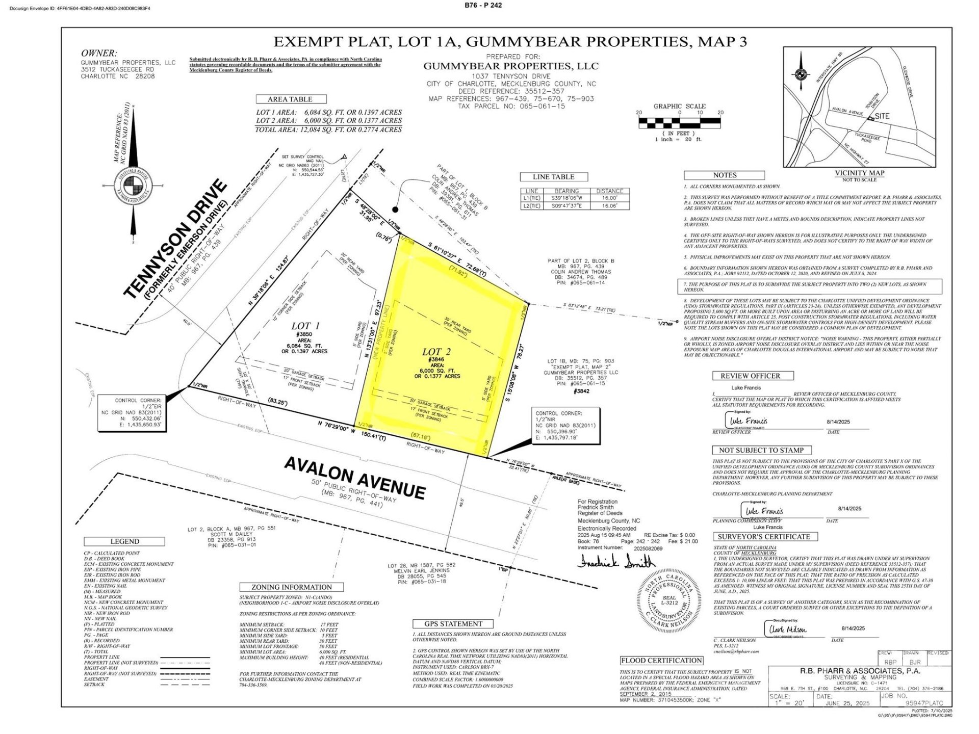 Property image 1 at 3846 Avalon Avenue, Charlotte, NC 28208