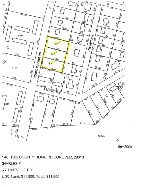 Property image 1 at 1302 1304 1306 County Home Road, Conover, NC 28613