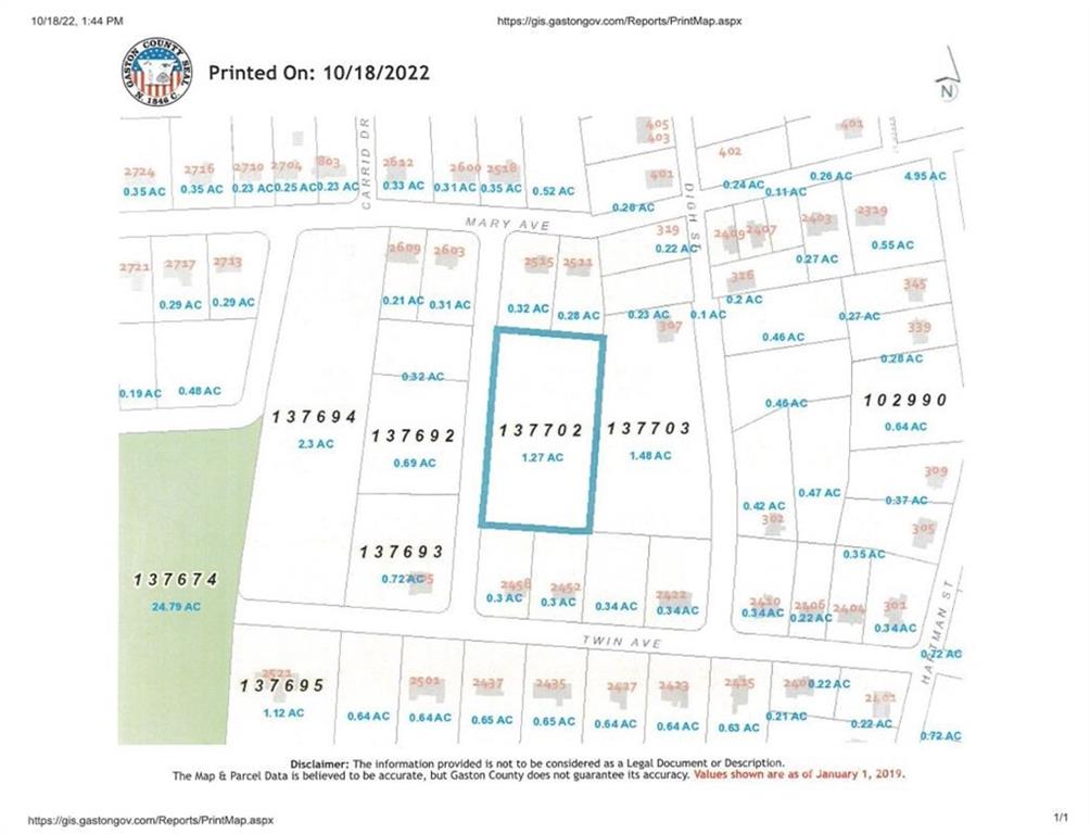 Property image 1 at No Assgined Address Twin Avenue, Gastonia, NC 28052