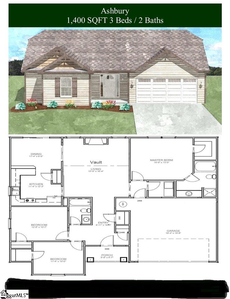Property image 1 at 9 Kendals Lane, Fountain Inn, SC 29644