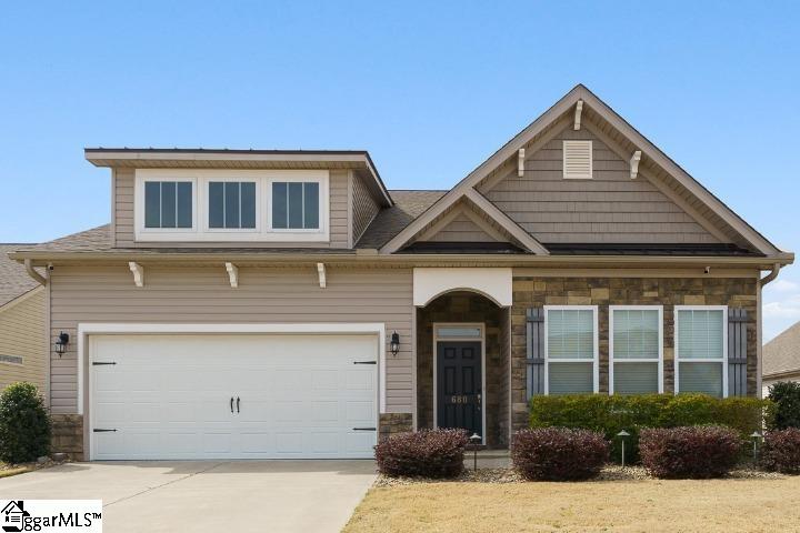 Property image 1 at 680 Ridgeville Crossing Drive, Inman, SC 29349