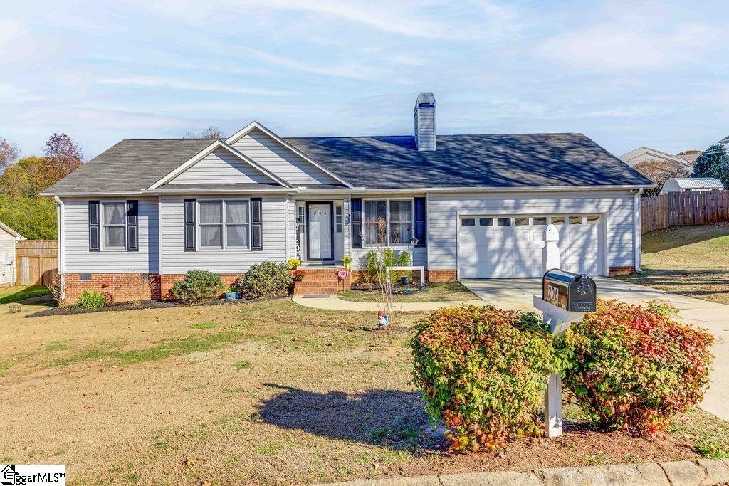 Property image 1 at 206 Foxfire Drive, Simpsonville, SC 29680