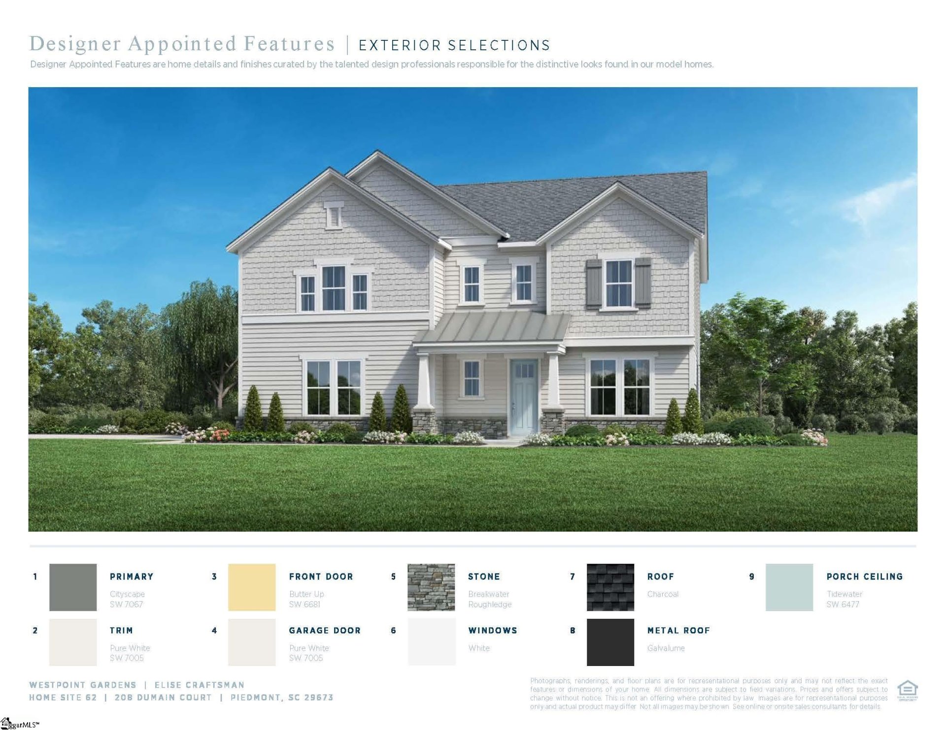 Property image 1 at 208 Dumain Court, Piedmont, SC 29673