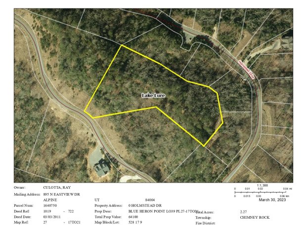 9999 Holmstead Drive 39 sold home in Blue Heron Point, Lake Lure, NC