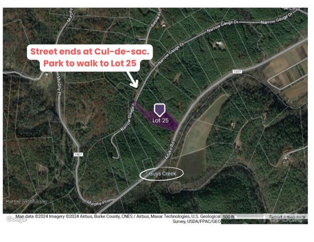 0 Narrow Gauge Drive 25 sold home in The Bluffs of Wilson Creek, Collettsville, NC