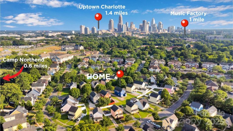 1821 Ethel Guest Lane sold home in The Park At Oaklawn, Charlotte, NC