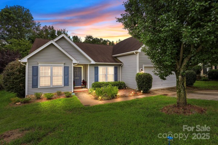 1433 Moss Creek Drive sold home in Canterfield Estates, Harrisburg, NC