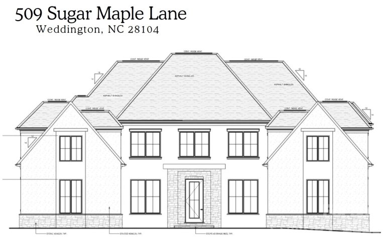 509 Sugar Maple Lane active home in Twin Lakes, Weddington, NC
