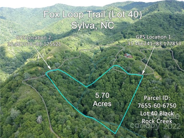 Lot 40 Fox Loop Trail sold home in Black Rock Creek, Qualla, NC