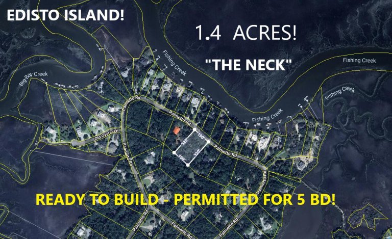 Homes in The Neck, Edisto Island