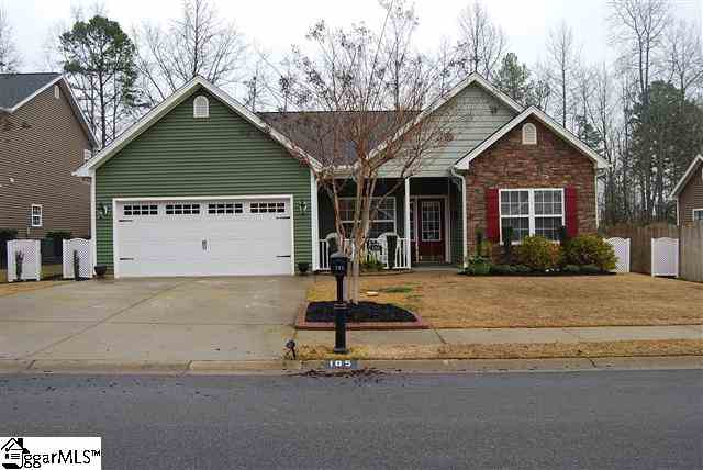 105 Lost Tree Lane sold home in Duffie Woods, Simpsonville, SC