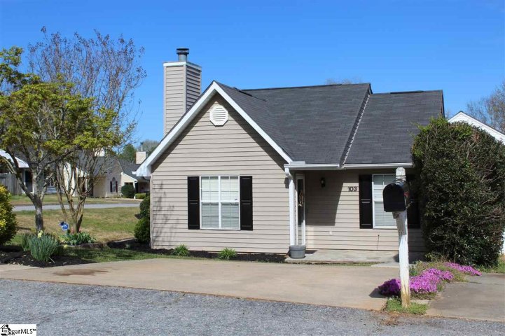 103 Mosspoint Drive sold home in Creekside Place, Greenville, SC