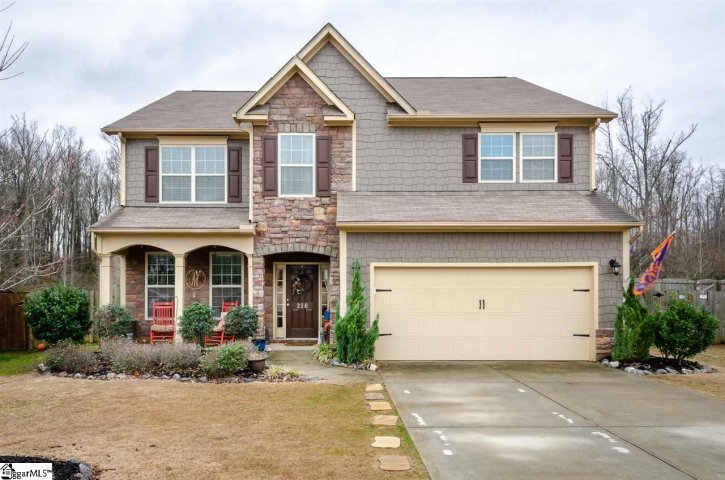 216 Paqcolet Drive sold home in The Landing At Savannah Pointe, Simpsonville, SC
