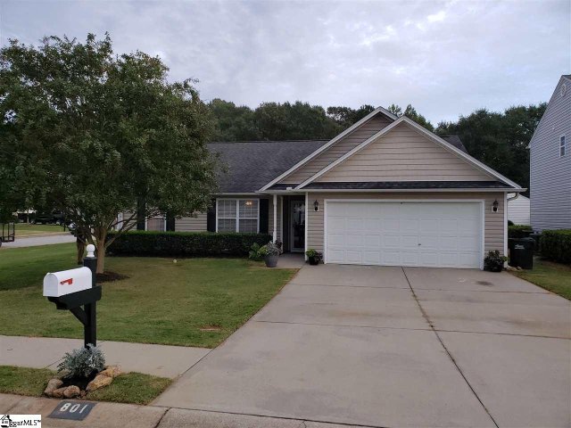 801 Barn Swallow Drive sold home in Cedar Glen, Simpsonville, SC