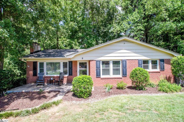 9 Conway Drive sold home in Pleasantburg Forest, Greenville, SC