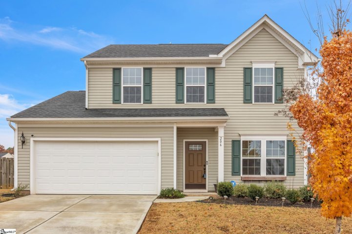 206 Picketts Mill Drive sold home in The Oaks At Shiloh Creek, Piedmont, SC