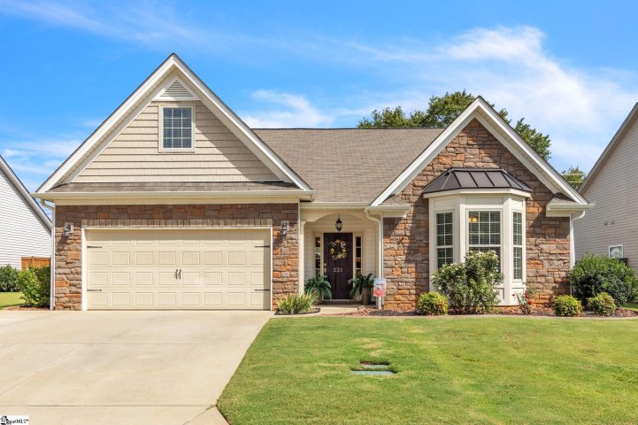 221 Evansdale Way sold home in Cottages At Neely, Simpsonville, SC