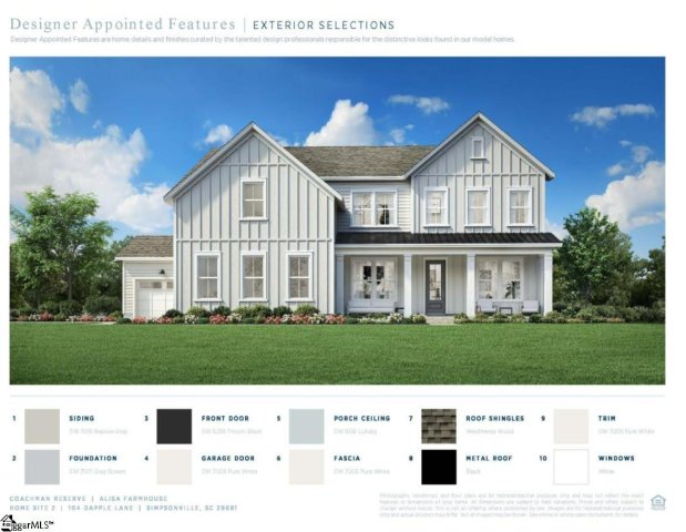 104 Dapple Lane sold home in Coachman Reserve, Simpsonville, SC