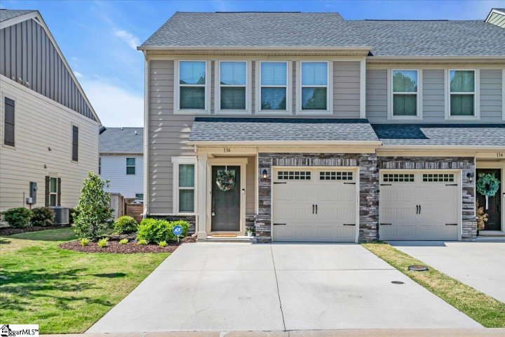 136 Eagle Wood Drive sold home in Market Point Townes, Greenville, SC
