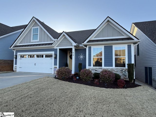 419 Yellowbird Street sold home in Stillwaters Of Lake Robinson, Taylors, SC