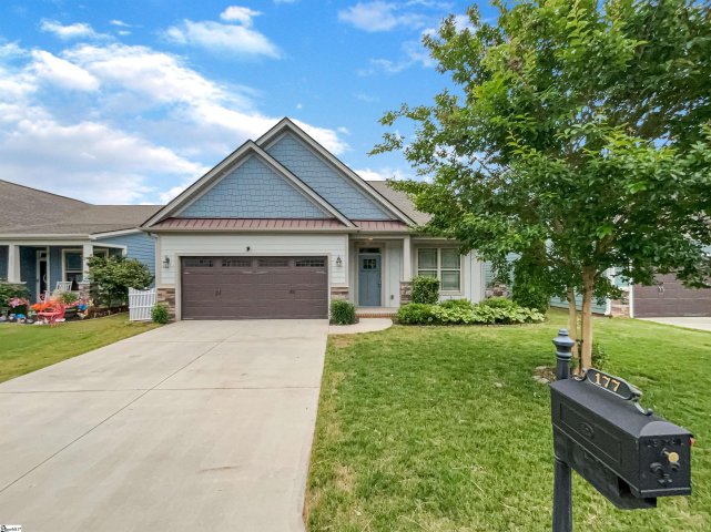177 Bur Oak Drive sold home in Seven Oaks At Blue Ridge Plantat, Taylors, SC
