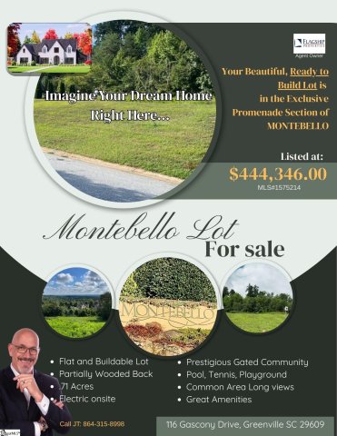 116 Gascony Drive active home in Montebello, Greenville, SC