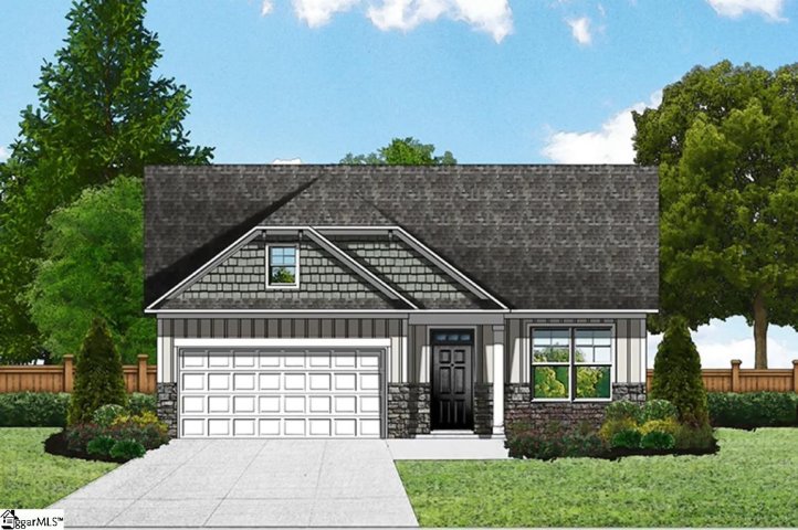 947 Gibbons Street Lot 104 sold home in Shiloh Trail, Wellford, SC