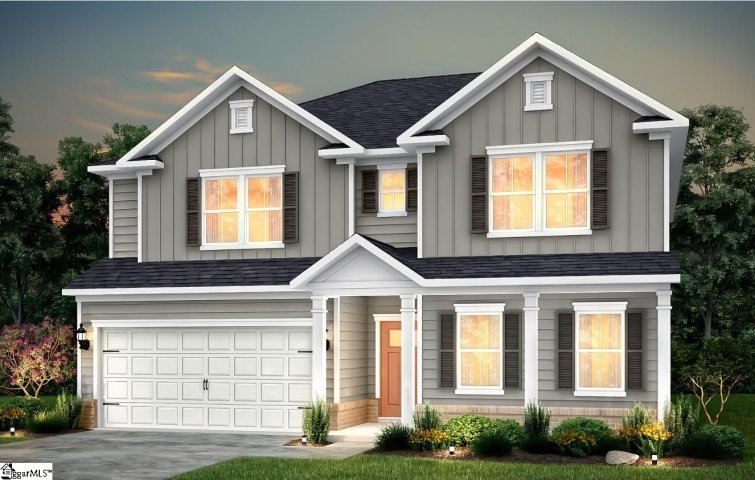 1030 Whitefox Drive Lot 44 sold home in Briarwood Reserve, Spartanburg, SC
