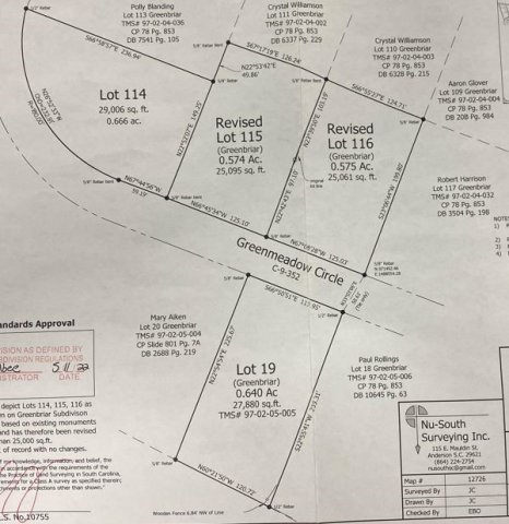 230 Greenmeadow Circle sold home in Greenbriar, Anderson, SC