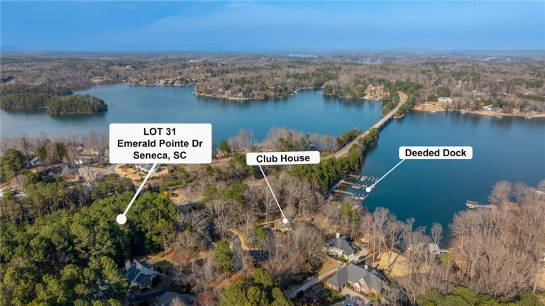 Lot 31 Emerald Pointe Drive sold home in Emerald Pointe, Seneca, SC