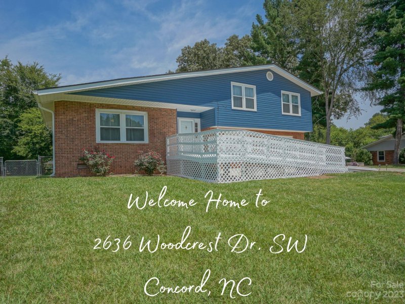 Property image 2 at 2636 Woodcrest Drive, Concord, NC 28027