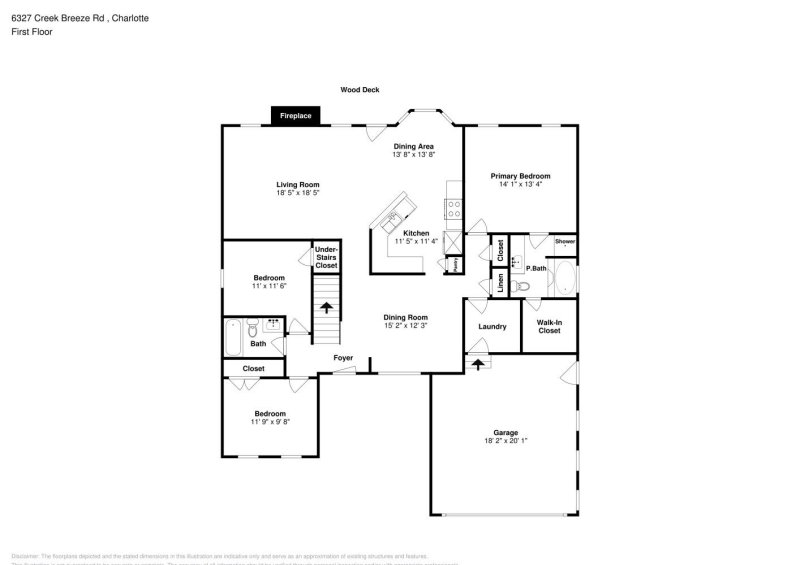 Property image 2 at 6327 Creek Breeze Road, Charlotte, NC 28269