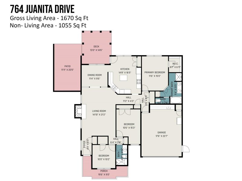 Property image 4 at 764 Juanita Drive, Concord, NC 28027