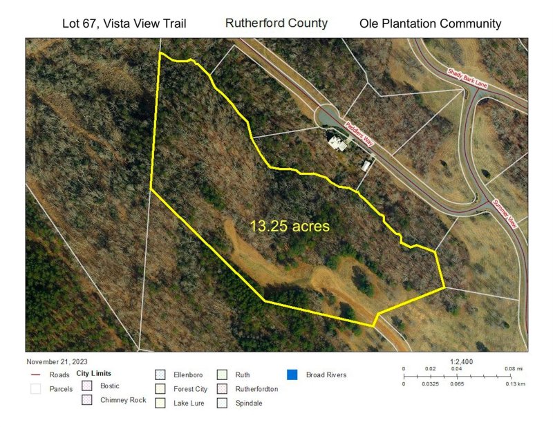 Property image 4 at 13 25 Acres Lot 67 Vista View Trail, Rutherfordton, NC 28139