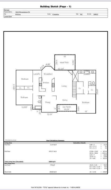 Property image 3 at 1622 Brookstone Drive, Hickory, NC 28602