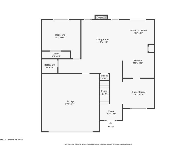 Property image 3 at 5231 Hildreth Court, Concord, NC 28025