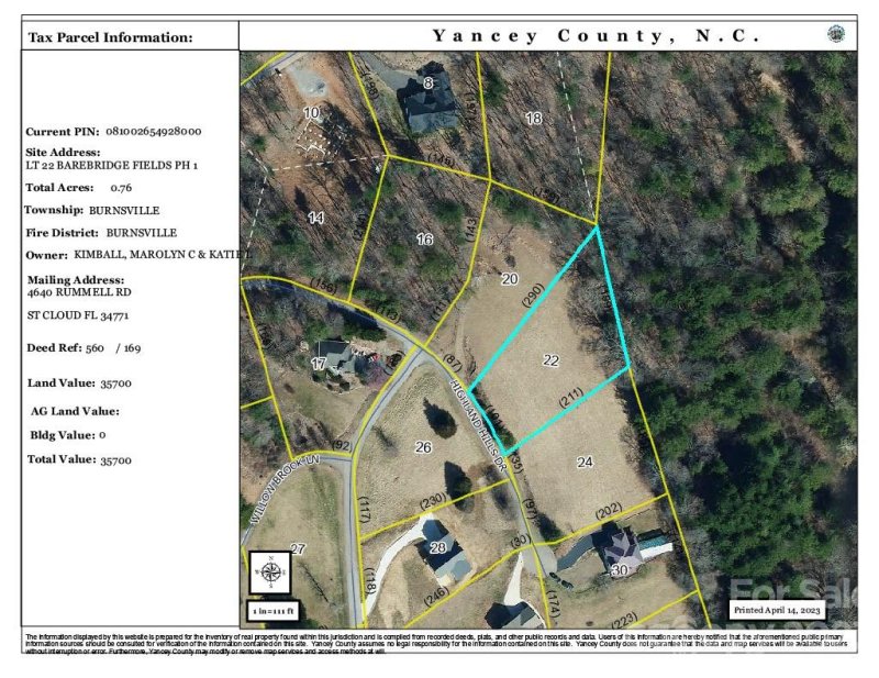 Property image 2 at 22 Barebridge Fields Drive, Burnsville, NC 28740