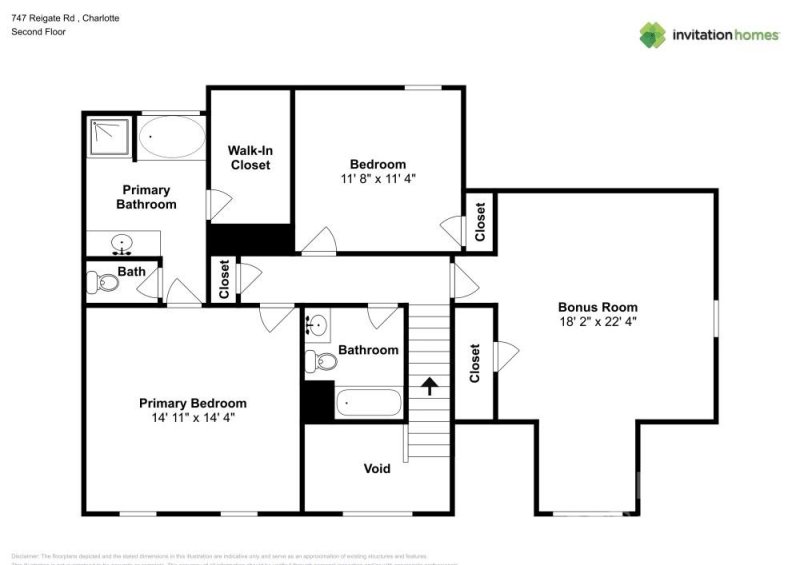 Property image 3 at 747 Reigate Road, Charlotte, NC 28262