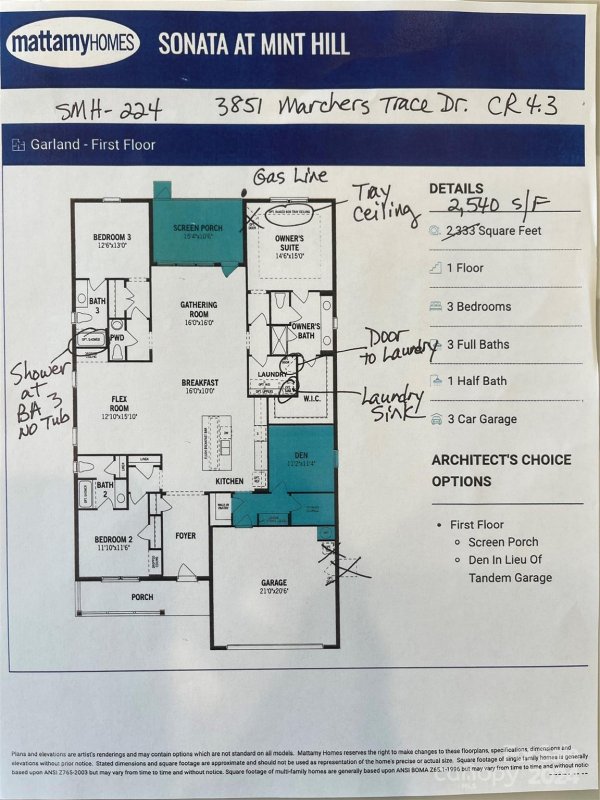 Property image 3 at 3851 Marchers Trace Drive, Mint Hill, NC 28227