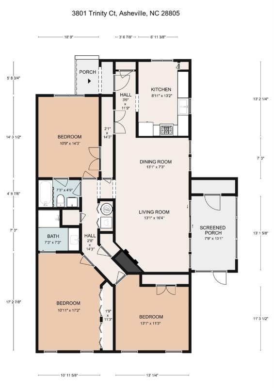 Property image 2 at 3801 Trinity Court, Asheville, NC 28805