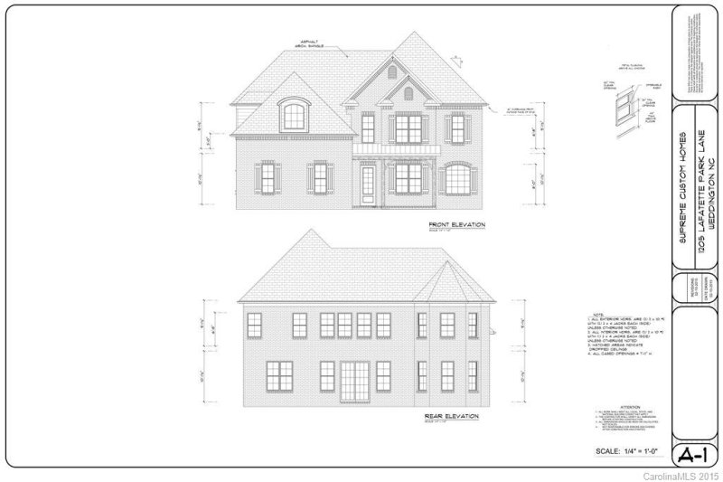 Property image 5 at 1205 Lafayette Park Lane, Weddington, NC 28104