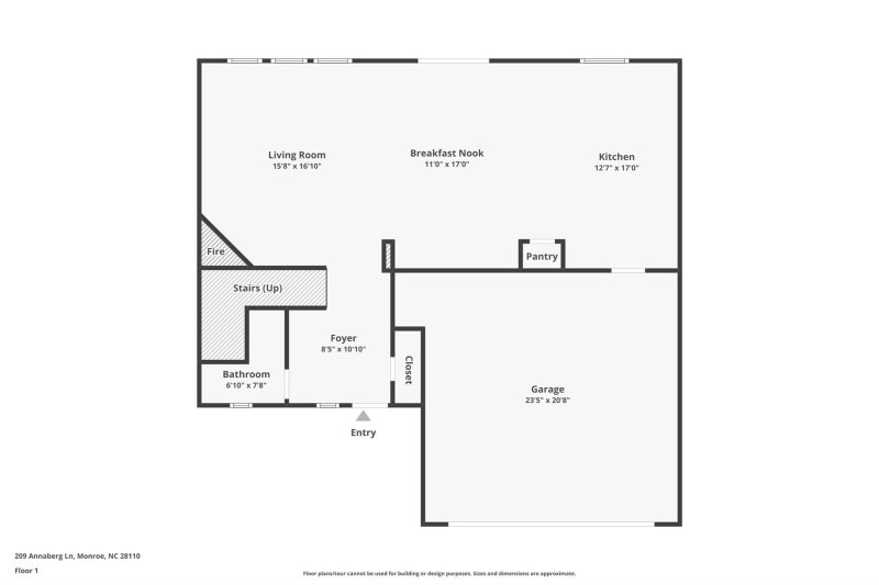 Property image 4 at 209 Annaberg Lane, Monroe, NC 28110