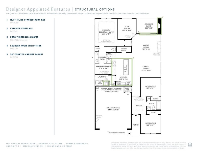 Property image 3 at 3726 Blue Pine Drive, Indian Land, SC 29707